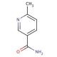 6-Methylnicotinamide (CAS 6960-22-1) - chemical structure image