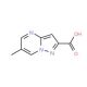 6-Methylpyrazolo[1,5-a]pyrimidine-2-carboxylic acid (CAS 889939-98-4) - chemical structure image