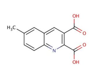 6-Methylquinoline-2,3-dicarboxylic acid (CAS 874499-18-0) - chemical structure image