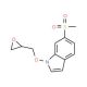 6-(Methylsulfonyl)-1-(oxiran-2-ylmethoxy)-1H-indole (CAS 849924-91-0) - chemical structure image