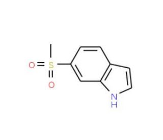 6-(Methylsulfonyl)-1H-indole (CAS 467461-40-1) - chemical structure image