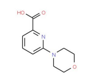 6-(Morpholin-4-yl)pyridine-2-carboxylic acid (CAS 554405-17-3) - chemical structure image