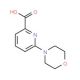 6-(Morpholin-4-yl)pyridine-2-carboxylic acid (CAS 554405-17-3) - chemical structure image