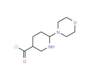 6-(Morpholin-4-yl)pyridine-3-carbonyl chloride (CAS 313350-36-6) - chemical structure image
