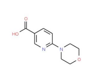 6-Morpholin-4-ylnicotinic acid (CAS 120800-52-4) - chemical structure image