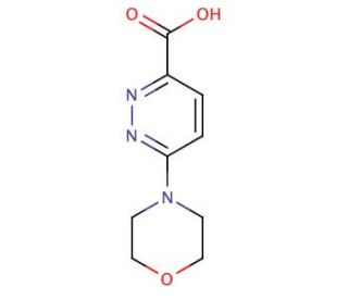 6-Morpholin-4-ylpyridazine-3-carboxylic acid - chemical structure image