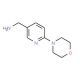 (6-morpholin-4-ylpyridin-3-yl)methylamine (CAS 771572-26-0) - chemical structure image