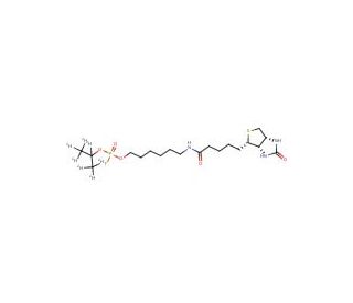 6-N-Biotinylaminohexyl Isopropyl-d7 Phosphorofluoridate, Hemihydrate - chemical structure image