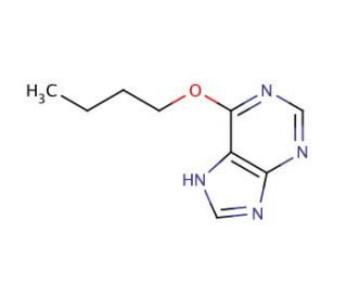 6-n-Butoxypurine (CAS 5454-70-6) - chemical structure image