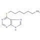 6-n-Heptylmercaptopurine (CAS 83277-80-9) - chemical structure image