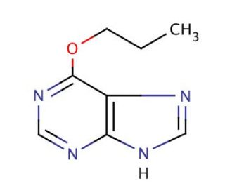 6-n-Propoxypurine (CAS 5417-86-7) - chemical structure image