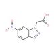 (6-nitro-1H-indazol-1-yl)acetic acid - chemical structure image