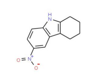 6-nitro-2,3,4,9-tetrahydro-1H-carbazole - chemical structure image