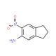 6-Nitro-2,3-dihydro-1H-inden-5-ylamine (CAS 52957-66-1) - chemical structure image