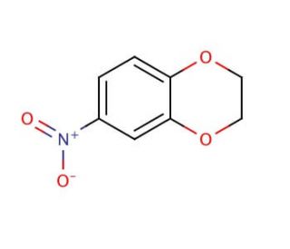 6-Nitro-2,3-dihydro-benzo[1,4]dioxine (CAS 16498-20-7) - chemical structure image