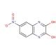 6-Nitro-2,3-dihydroxyquinoxaline (CAS 2379-56-8) - chemical structure image