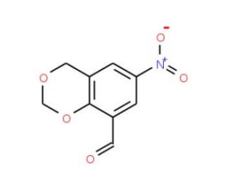 6-nitro-4H-1,3-benzodioxine-8-carbaldehyde - chemical structure image