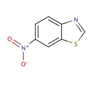 6-Nitrobenzothiazole (CAS 2942-06-5) - chemical structure image