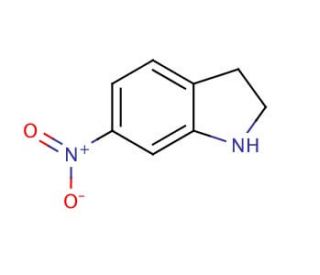 6-Nitroindoline (CAS 19727-83-4) - chemical structure image