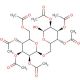 6-O-(2,3,4,6-Tetra-O-acetyl-β-D-glucopyranosyl)-D-glucose 2,3,4-Triacetate (CAS 56253-33-9) - chemical structure image