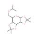 6-O-Acetyl-1,2:3,4-di-O-isopropylidene-a-D-galactopyranose (CAS 4860-78-0) - chemical structure image