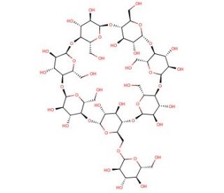 6-O-alpha-D-Glucosyl-beta-cyclodextrin (CAS 92517-02-7) - chemical structure image