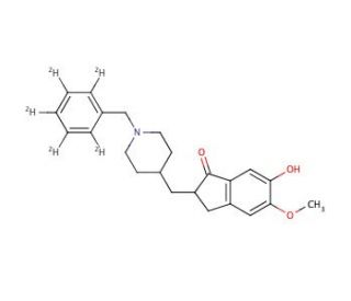 6-O-Desmethyl Donepezil-d5 (CAS 1189443-74-0) - chemical structure image