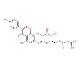 6"-O-Malonylgenistin, Free Acid - chemical structure image