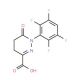 6-oxo-1-(2,3,5,6-tetrafluorophenyl)-1,4,5,6-tetrahydropyridazine-3-carboxylic acid - chemical structure image