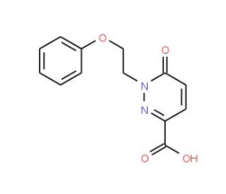 6-oxo-1-(2-phenoxyethyl)-1,6-dihydropyridazine-3-carboxylic acid - chemical structure image