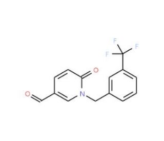6-Oxo-1-[3-(trifluoromethyl)benzyl]-1,6-dihydro-3-pyridinecarbaldehyde - chemical structure image