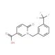 6-Oxo-1-[3-(trifluoromethyl)benzyl]-1,6-dihydro-3-pyridinecarboxylic acid - chemical structure image