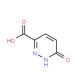 6-Oxo-1,6-dihydro-pyridazine-3-carboxylic acid (CAS 37972-69-3) - chemical structure image