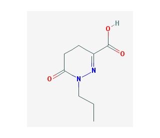 6-oxo-1-propyl-1,4,5,6-tetrahydropyridazine-3-carboxylic acid - chemical structure image