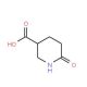 6-oxopiperidine-3-carboxylic acid (CAS 22540-50-7) - chemical structure image