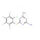 6-Pentachlorophenylsulfanyl-[1,3,5]triazine-2,4-diamine - chemical structure image
