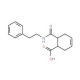 6-Phenethylcarbamoyl-cyclohex-3-ene-carboxylic acid - chemical structure image