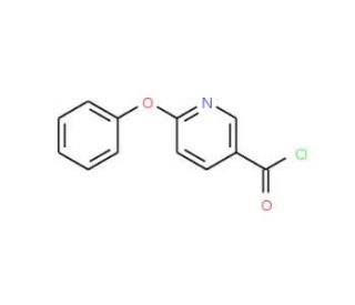 6-Phenoxynicotinoyl chloride (CAS 51362-51-7) - chemical structure image