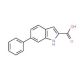 6-phenyl-1H-indole-2-carboxylic acid (CAS 383132-65-8) - chemical structure image