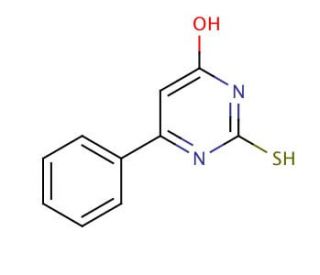 6-Phenyl-2-thiouracil (CAS 36822-11-4) - chemical structure image