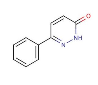 6-Phenyl-3(2H)-pyridazinone (CAS 2166-31-6) - chemical structure image