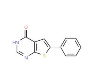 6-Phenyl-3H-thieno[2,3-d]pyrimidin-4-one - chemical structure image
