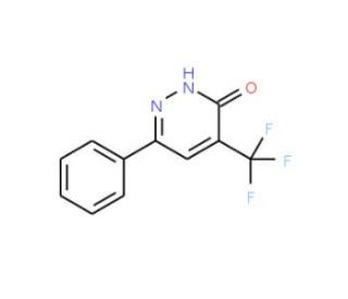 6-phenyl-4-(trifluoromethyl)pyridazin-3(2H)-one - chemical structure image