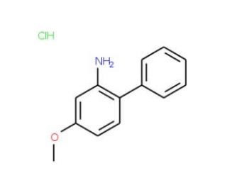 6-Phenyl-m-anisidine hydrochloride (CAS 107624-16-8) - chemical structure image