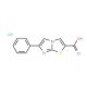 6-Phenylimidazo[2,1-b][1,3]thiazole-2-carboxylic acid hydrochloride - chemical structure image