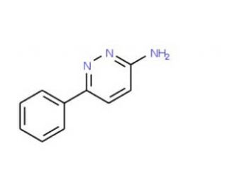 6-phenylpyridazin-3-amine (CAS 14966-91-7) - chemical structure image