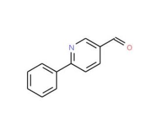 6-Phenylpyridine-3-carboxaldehyde (CAS 63056-20-2) - chemical structure image