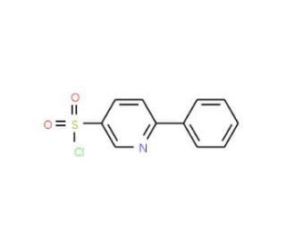 6-Phenylpyridine-3-sulphonyl chloride (CAS 884507-12-4) - chemical structure image