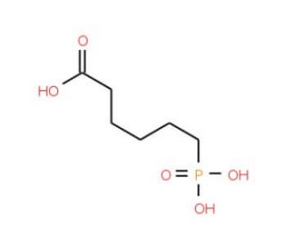 6-Phosphonohexanoic acid (CAS 5662-75-9) - chemical structure image