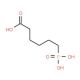 6-Phosphonohexanoic acid (CAS 5662-75-9) - chemical structure image